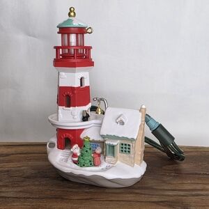 1997 Hallmark Magic  Keepsake Ornament Lighthouse Greetings #1